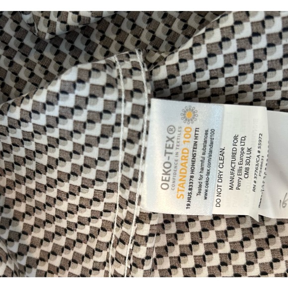 Perry Ellis Men's Multi-Dot Geometric Print Stretch Shirt * M 98% Cotton M1308 - Picture 9 of 10